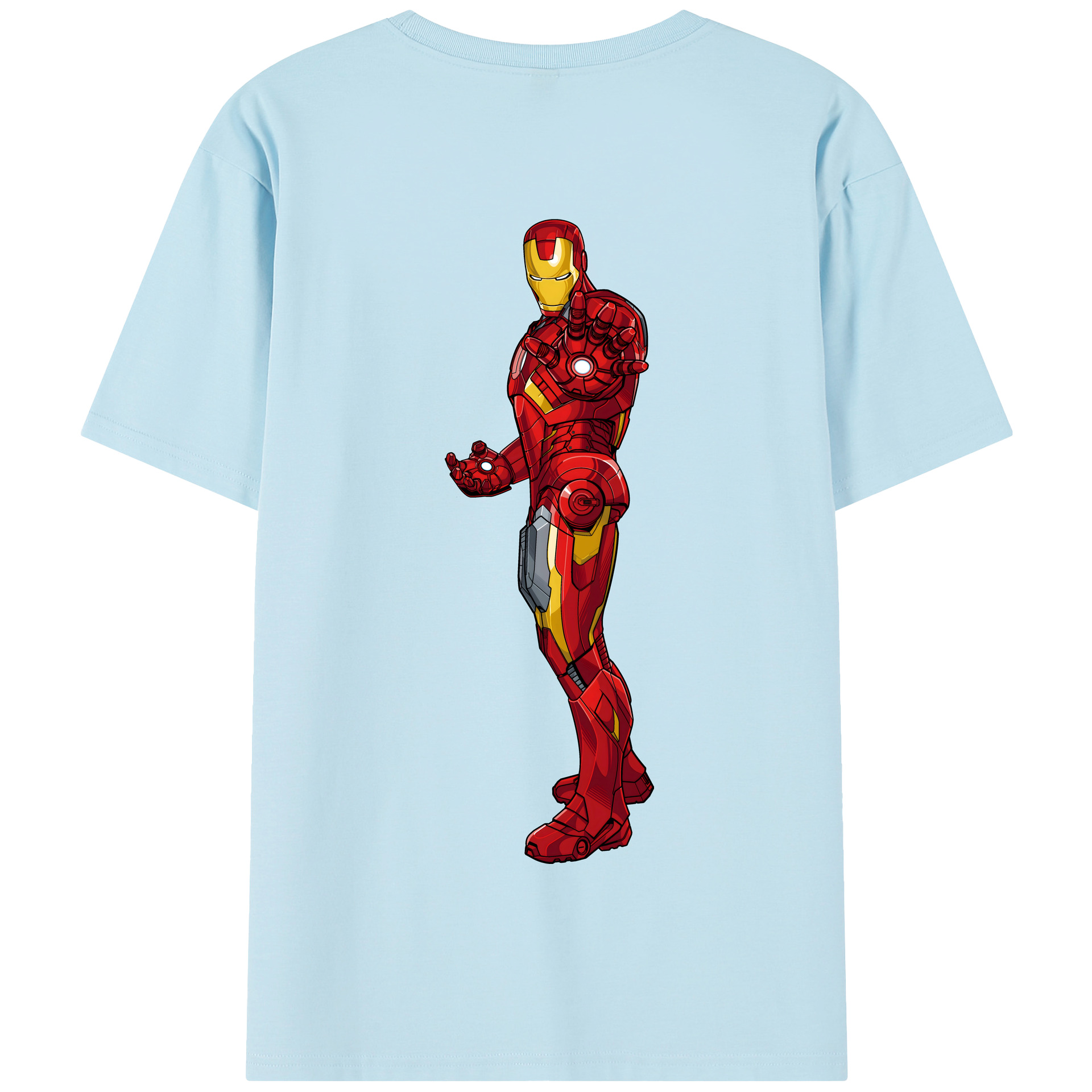 （画像用） アベンジャーズ The Avengers 綿100％半袖Tシャツ（背面プリント）